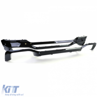 Heckdiffusor Leistungsumrüstung + Schwarze Endrohre geeignet für BMW X4 G02 18-21-image-6192509