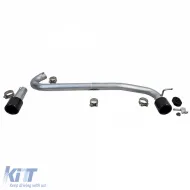 Heckdiffusor matt + Auspuffrohr 440-Look geeignet für BMW F32 F33 F36 425 428 430-image-6278335
