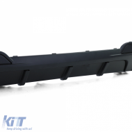 Heckdiffusor matt + Duplex-Auspuffanlage geeignet für BMW F10 F11 520 525 528 530-image-6192455