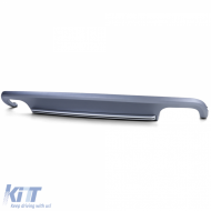 Heckdiffusor mit Doppelrohr, geeignet für Audi A5 8T Coupe 11-17 ohne S-Line-image-6206092