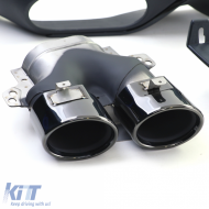 Heckdiffusor mit Sportlook-Auspuffendrohren, geeignet für Mercedes E Coupe C238 mit A Designlinie-image-6205175