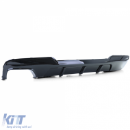 Heckdiffusor Performance glänzend schwarz geeignet für BMW 5er F10 F11 520 525 528 530-image-6198377