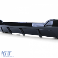 Heckdiffusor Performance glänzend schwarz geeignet für BMW 5er F10 F11 520 525 528 530-image-6198379
