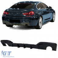 image-51-Heckdiffusor Performance glänzend schwarz geeignet für BMW 6er F12 F13 F06 640d 640i