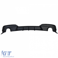 Heckdiffusor Performance glänzend schwarz geeignet für BMW 6er F12 F13 F06 640d 640i-image-6200376