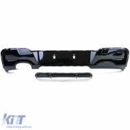 Heckdiffusor Performance glänzend schwarz geeignet für BMW 1er Reihe F20 F21 120 125 11-15-image-6205106
