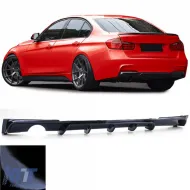image-19-Heckdiffusor Performance schwarz glänzend, geeignet für 3er BMW F30 F31 316 318 320