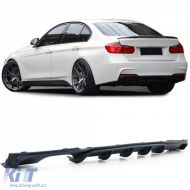 image-27-Heckdiffusor Performance schwarz matt geeignet für BMW F30 F31 320 325 328 330 335
