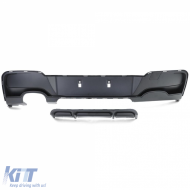Heckdiffusor Performance schwarz matt geeignet für BMW 1er Reihe F20 F21 120 125 11-15-image-6201545