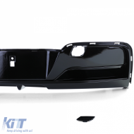 Heckdiffusor schwarz glänzend geeignet für BMW 1er F20 F21 114 116 118 120 2011-2015-image-6204672