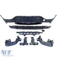 Heckdiffusor Sportversion geeignet für Mercedes GLC Coupe C253 2016-2019-image-6201846