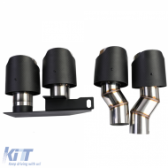 Heckdiffusor-Umbau + Carbon-Endrohre geeignet für BMW F10 F11 520 523 525 528 530-image-6201604