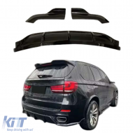 image-2-Heckdiffusor X5 F15 Piano Schwarz ABS / 2013-2018 (3-teilig)