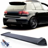 image-16-Heckspoiler Dachkantenspoiler glänzend schwarz geeignet für VW Golf 6 GTI Sedan 09-13