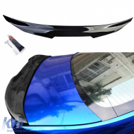 image-4-Heckspoiler Ducktail schwarz glänzend geeignet für BMW 5er G30 Limousine 16-20