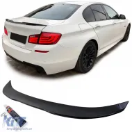 image-12-Heckspoiler Ducktail schwarz glänzend geeignet für BMW 5er F10 Limousine 09-17