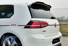 image-11-Heckspoiler Piano Black Vacuum Plastic, geeignet für Golf 7 R / R-Line / GTI Max V2 / 2012-2019