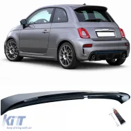 image-56-Heckspoiler Sport schwarz glänzend geeignet für Fiat 500 Typ 312 2007-2024