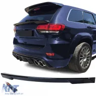 image-67-Heckspoilerlippe Mitte glänzend schwarz geeignet für Jeep Grand Cherokee WK2 14-20