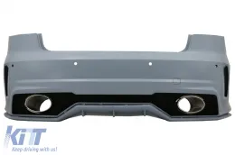 image-59-Heckstoßstange für Audi A3 8V Limousine Pre Facelift 2012-2016 RS Look Schalldämpfer Tipps