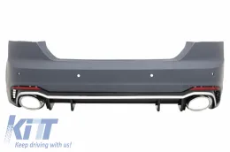 image-76-Heckstoßstange für Audi A5 F5 2017+ Luftverteiler Auspuffspitzen Quattro RS5 Look
