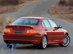 Heckstoßstange für BMW 3er E46 4D Limousine 1998-2004 M-Technik Look PDC-Löcher-image-6023142