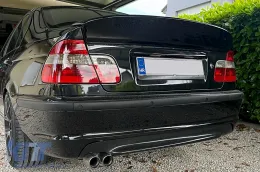 Heckstoßstange für BMW 3er E46 4D Limousine 1998-2004 M-Technik Look PDC-Löcher-image-6278220