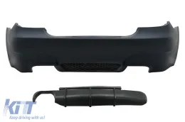 image-67-Heckstoßstange für BMW 5er E60 2003-2010 M5 Design Zwillingsdoppel Luftverteiler