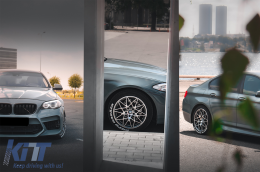 Heckstoßstange für BMW 5er F10 11-17 M5 Design Luftverteiler-image-38416