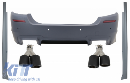 image-58-Heckstoßstange für BMW 5er F10 11-17 Seitenschweller Auspufftipps Carbon M5 Look