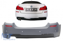 Heckstoßstange für BMW 5er F10 11+ Luftverteiler M-Technik Design-image-6083576