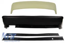 image-9-Heckstoßstange für BMW E36 3er 92–98 mit Seitenschwellern Heckspoiler M3-Design