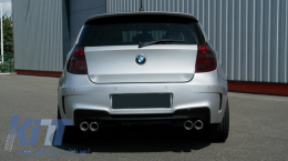 Heckstoßstange für BMW Serie 1 E87 E81 Schrägheck 04-11 1M Design PDC-image-5995754