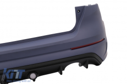 Heckstoßstange für Ford Focus MK3 Schrägheck 2015-2018 Sport-Design Luftverteiler-image-6105406