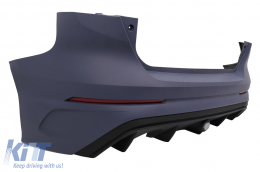 Heckstoßstange für Ford Focus MK3 Schrägheck 2015-2018 Sport-Design Luftverteiler-image-6105408