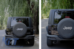 Heckstoßstange für Jeep Wrangler Rubicon JK 07-17 10th Anniversary Hard Rock Style-image-6023361