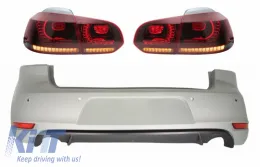 image-71-Heckstoßstange für VW Golf 6 VI 2008-2012 Rückleuchten FULL LED Dynamic GTI Look