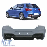 image-25-Heckstoßstange geeignet für BMW 1 F20 LCI / F21 LCI 15-19 Facelift M-Tech Look mit PDC