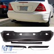 image-19-Heckstoßstange geeignet für Mercedes-Benz C-Klasse W203 00-07 C32 A Design Look
