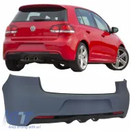 image-21-Heckstoßstange geeignet für VW Golf VI (6) 08-11 R20 Look