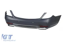 Heckstoßstange im MB-Design geeignet für Mercedes S-Klasse W222 2018-2020-image-6150905