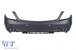 Heckstoßstange im MB-Design geeignet für Mercedes S-Klasse W222 2018-2020-image-6150907