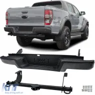 image-25-Heckstoßstange RT-Stil SCHWARZ geeignet für Ford Ranger T6 T7 T8 2012-2023