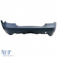 Heckstoßstange Sport + Heckdiffusor glänzend geeignet für BMW E60 Limousine 03-07-image-6264031