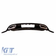 image-62-Heckstoßstangen-Diffusor geeignet für VW Golf VI (6) 08-12 Golf 7.5 R-Line Look aus ABS-Kunststoff 1Stück