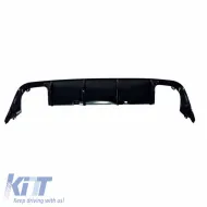 image-7-Heckstoßstangen-Diffusor geeignet für VW Golf VIII (8) 2019+ R-Look für Life Style & Impression Stoßstange Glänzend Schwarz aus ABS-Kunststoff