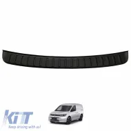 image-8-Heckstoßstangen-Schutz geeignet für VW Caddy 2021+ aus schwarzem ABS-Kunststoff