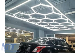 Hexagon HoneyComb Ceiling Light System  3.94 x 2.29 m Dimmable Light-image-6114069