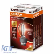 HID Xenon Bulb D2S 4500k 85Volt 35Watt Xenarc Night Braker Laser +220% Next Generation Osram 66240XN2 1pc-image-6317785