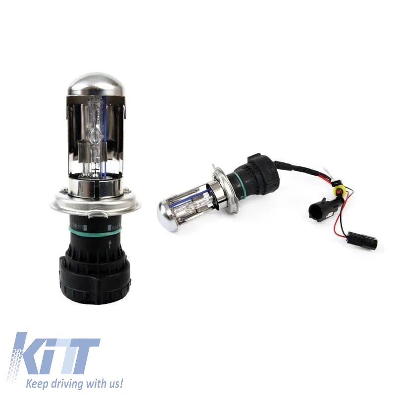 HID Xenon Bulb H4 8000K 24Volt Hi/Low Set 3pcs 1 Wiring Kit & 2 Bulbs